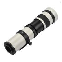 ราคา กล้อง MF Super Telephoto ซูมเลนส์ F/8.3-16 420-800 มม.T Mount พร้อมอะแดปเตอร์แหวน Universal 1/4 ด้ายสําหรับ Canon EF-Mount กล้อง EOS 80D 77D 70D 60D 60Da 50D 7D 6D 5D T (27170244491)