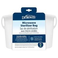 ราคา (Dr. Brown's) Microwave Sterilizer Bag for Baby Bottles 1 Bag ถุงนึ่งขวดนมในไมโครเวฟ (41573563350)