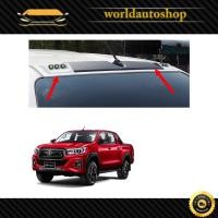 ราคา แก๊ปหน้า พร้อมไฟ LEDs DRL โตโยต้า ไฮลัค รีโว้ ล็อคโค สี ขาว , ดำด้าน Hilux Revo Rocco Toyota 2 , 4 ประตู ปี2018-2019 (3182548451)