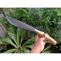 ราคา มีดเหน็บ มีดอีเหน็บ อีเหน็บ (E-Nap) มีดแคมป์ มีดทำสวน มีดเหน็บงาช้าง มีดเดินป่า ใบ 10” ตีร้อนชุบแข็ง ผิวขัด ด้ามเหง้าไผ่ (20157279903)