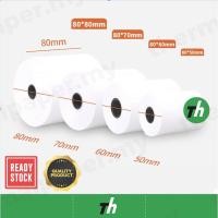 ราคา กระดาษม้วนความร้อน 80 มม. กระดาษใบเสร็จความร้อน POS ใบเสร็จรับเงิน Foodpanda Grab Kertas Resit เครื่องบันทึกเงินสด (54553613443)