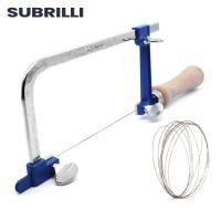 ราคา SUBRILLI ปรับเลื่อย Coping กรอบเพชรเลื่อย U รูปร่างเลื่อยมือโบว์สําหรับงานไม้ทํางาน DIY เครื่องมือตัดโลหะเลื่อยมือ (41806844714)