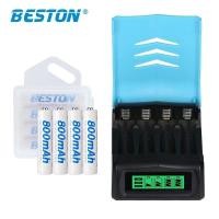 ราคา ถ่านชาร์จ Beston 1.2V AAA 800 mAh Ni-MH / เครื่องชาร์จ Beston ถ่าน AA / AAA Ni-MH Ni-Cd แยกตัด4ช่อง บอกระดับแบตแม่นยำ (27061675882)