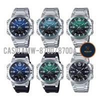 ราคา นาฬิกา Casio แท้ รุ่น AMW-870D-1AVDF สายสแตนเลสแท้ สำหรับผู้ชาย สปอร์ต กันน้ำ ของแท้ 100% รับประกันศูนย์cmg ทั่วประเทศ (22850503459)