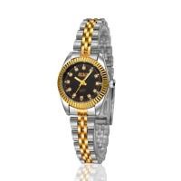 ราคา BOSCK Lady นาฬิกาข้อมือแฟชั่นผู้หญิง สแตนแลสสองกษัตริย์ หน้าปัดดำ กันน้ำได้ รุ่น Bosck Lady Gold/Silver FBLACK (512501442)