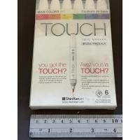 ราคา ShinHanart TOUCH TWIN 6 BRUSH MARKER SET [MAIN COLORS] 6ด้าม 2หัว ของใหม่ (46452535256)
