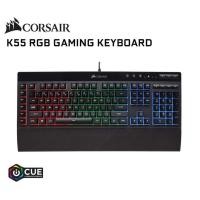 ราคา คีย์บอร์ดเกมมิ่ง Corsair K55 RGB Gaming Keyboard (6653928050)