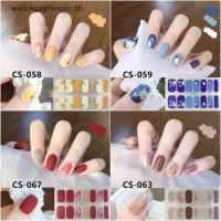 ราคา # chengliu # 14 เล็บ Simple กันน้ําเล็บ Wraps Full Cover สติ๊กเกอร์ติดเล็บ Firm And Not Easy To Fall Off Multi Color Nail Art สําหรับผู้หญิง Dressing Up. (47503114636)