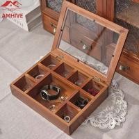 ราคา AMHIVE กล่องเครื่องประดับ ลังไม้ กล่องไม้ ที่เก็บเครื่องประดับ กันน้ำและกันฝุ่น กล่องไม้ สําหรับใส่เครื่องประดับ (48451670651)