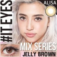 ราคา คอนแทคเลนส์ ญี่ปุ่น แท้ It eyes Mini Jelly brown (314520720)