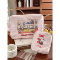 ราคา กระเป๋าแต่งหน้าและโถส้วมผ้าไหม Hello Kitty กระเป๋าเก็บแมวน่ารัก (28384937592)