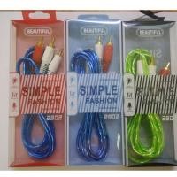 ราคา สายสัญญาณ เสียง RCA เข้า 1ออก 2 ใช้ต่อเข้าลำโพง คอมพิวเตอร์ เครื่องเสียง (4343046603)