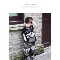 ราคา ชุดเซ็ทเด็ก เสื้อผ้าเด็กผู้ชาย ชุดเด็กเท่ห์ๆ กางเกงลายทหาร (19091840984)