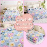 ราคา ผ้าห่มใยไหม รุ่นบาง ลายน่ารักๆวัสดุทำจากฝ้ายญี่ปุ่น ผ้านุ่มห่มสบาย ขนาด 6 ฟุต (180*200cm) มีให้เลือก 6 ลาย (13638995078)