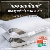 ราคา Everland หมอนขนเป็ดแท้ 100% หมอนเพื่อสุขภาพ กันไรฝุ่น มาตรฐาน หมอนโรงแรม 5 ดาว (1935824466)