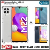ราคา ใน Hanystoreid 3IN1 Soft Case Samsung M22 4G M32 4G F22 4G A22 4G A22 LTE A22 4G LTE Casing UltraSlim Cover Galaxy A22 4G A22 4G LTE A22 4G M32 4G (28333217390)