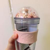 ราคา แก้วstarbucks โดมหมีชมพู พร้อมส่ง (1606469744)
