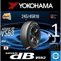 ราคา (ส่งฟรี) Yokohama 245/45R18 รุ่น ADVAN dB V553 ยางใหม่ ปี2025 (1เส้น) มีรับประกัน แถมจุ๊บลม ขอบ18 : 245 45R18 (18152265126)