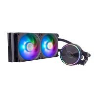 ราคา Cooler Master MASTERLIQUID PL240 FLUX Dual Loop ARGB AIO Liquid Cooler / แอดเดรส RGB LED / Gen 2 Controller/LGA1700 (54804598761)