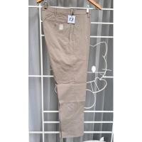 ราคา ง103) Uniqlo (Kando pants)กางเกงทำงานชาย สีครีม เอว 33" (82/76cm) ผ้าคล้ายผ้าร่ม ผ้าแห้งไว เบา ยืดหยุ่นใส่สบาย (27213793633)