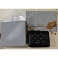 ราคา Charles & Keith รุ่นMicaela Quilted Card Holder - Black (54551493119)