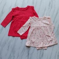 ราคา MERAH Mothercare Dress - ชุดเสื้อยืดแขนยาวเด็กลายจุดสีแดงกระต่ายสีชมพู (43614728199)