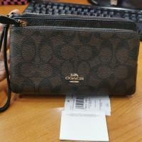ราคา คล้องมือ Coach L 2 ซิป รุ่นใหม่ล่าสุด​มือสอง (13938599975)