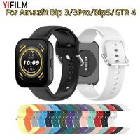 ราคา สายนาฬิกาข้อมือซิลิโคน TPU แบบนิ่ม 20 มม. 22 มม. สําหรับ Amazfit Bip 5 Amazfit Bip 3 3Pro Bip5 GTR 4 (23354197327)