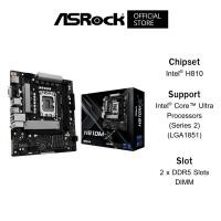 ราคา ASROCK H810M-X Mainboard (เมนบอร์ด) ATX DDR5 Intel® Core™ Ultra Processors (Series 2) (LGA1851) (41472772605)