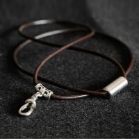 ราคา สร้อยพระ สร้อยคอหนังแท้ ห้อยพระ สายหนังห้อยพระ รุ่น VIP , แนว M I N I M A L (27902873066)