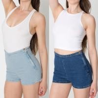 ราคา AMERICAN APPAREL กางเกงยีนส์ ขาสั้น เอวสูง ไซส์ S พร้อมส่ง (754847034)