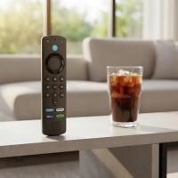ราคา รีโมทเสียงทดแทนสําหรับ Fire Stick TV รุ่นที่ 3, Smart TV Stick 4K MAX รองรับ Alexa (58054219101)