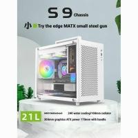 ราคา S9 เคสคอมพิวเตอร์ Mini Desktop M-ATX สีขาว 240 ระบายความร้อนด้วยน้ําด้านข้างโปร่งใสมือถือ (เฉพาะเคส) (27231428143)