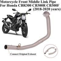 ราคา Slip On For Honda CBR300 CB300R CB300F 2018 2019 2020 Motorcycle Exhaust Escape Modified Stainless (41628040617)