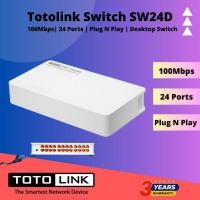 ราคา Totolink SW24D 24-Port 10/100Mbps Unmanaged Switch (ปลอกพลาสติก) (40414745794)