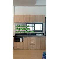 ราคา ชุดเค้าเตอร์ครัวขนาด200cm.***ไม้HMRกันชื้น***ท็อปหินแกรนิตดำ (28203436438)