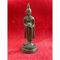 ราคา พระปางอุ้มบาตร ประจำวันพุทธ เนื้อทองเหลืองเก่า ฐาน1.5นิ้ว สูง จากฐานถึงปลายเศียรพระ 4นิ้ว (43500598695)