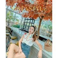 ราคา เสื้อแขนกุดสีครีม ปักดอกไม้แดง ไซส์s (มือ2) (17497314107)