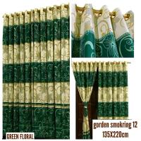 ราคา GREEN FLORAL RING CURTAIN CONVECTION 12 (42505786666)