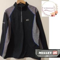 ราคา เสื้อยืดผู้ชาย LONG-SLEEVED BASE LAYER MILLET SIZE XL TO XXL BLACK GREY (17394094770)