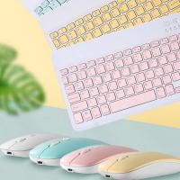 ราคา คีบอร์ด ipad คีบอร์ด เหมาะสําหรับ Apple ipad2021 คีย์บอร์ดบลูทูธไร้สาย Huawei M6 Samsung Touch S7 เมาส์คีย์บอร์ดไร้สายบลูทูธ (57254068305)