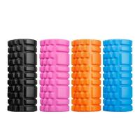 ราคา Yoga Roller โฟมโรลเลอร์ โฟมนวดกล้ามเนื้อ โฟมโยคะ Massage EVA Yoga Pilates Fitness Foam Roller GYM Grid Trigger Point (1105082254)