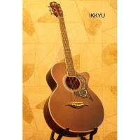ราคา Kazuki กีต้าร์โปร่ง รุ่น KZ-39C สีโอ๊ค (25008619592)