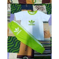 ราคา Sale ชุดเซตadidas สีขาวแขนสั้นขาวยาว ไซด์ XL (4377412693)