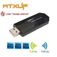 ราคา ตัวรับสัญญาณ USB wifi AC มาตรฐาน 600Mbps Wtxup USB-AC11 - PK98 (22064504833)