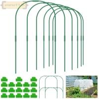 ราคา 60 ชิ้นเรือนกระจก Hoop Grow อุโมงค์ชุดเหล็กเรือนกระจกสนับสนุน Hoop กรอบ DIY Garden Hoops SHOPTKC7579 (26643008817)