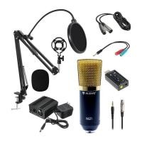 ราคา Nubwo ไมค์อัดเสียง ไมค์คอนเดนเซอร์ Condenser MICROPHONE รุ่น M21 สีทองดำ (4450367012)