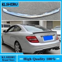 ราคา For Mercedes-Benz C-Class W204 C204 Coupe 2Door AMG Style Real carbon fiber Rear Spoiler Trunk wing (45505566115)