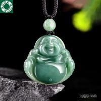 ราคา ธรรมชาติAสินค้าหยกน้ำมันสีเขียวพระพุทธรูปจี้หยกจี้น้ำแข็งจี้ชายและหญิงจี้พระหยก 88ZO (21892744113)