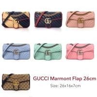 ราคา New Gucci marmont 26cm สอบถามสีได้ค้า (6018080458)